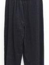 SWAYING 25 Fall/Winter Collection: Knotted Wool Tapered Leg Casual Pants SW-SW25AW3B12C3S4-HH (Black/Grey)
